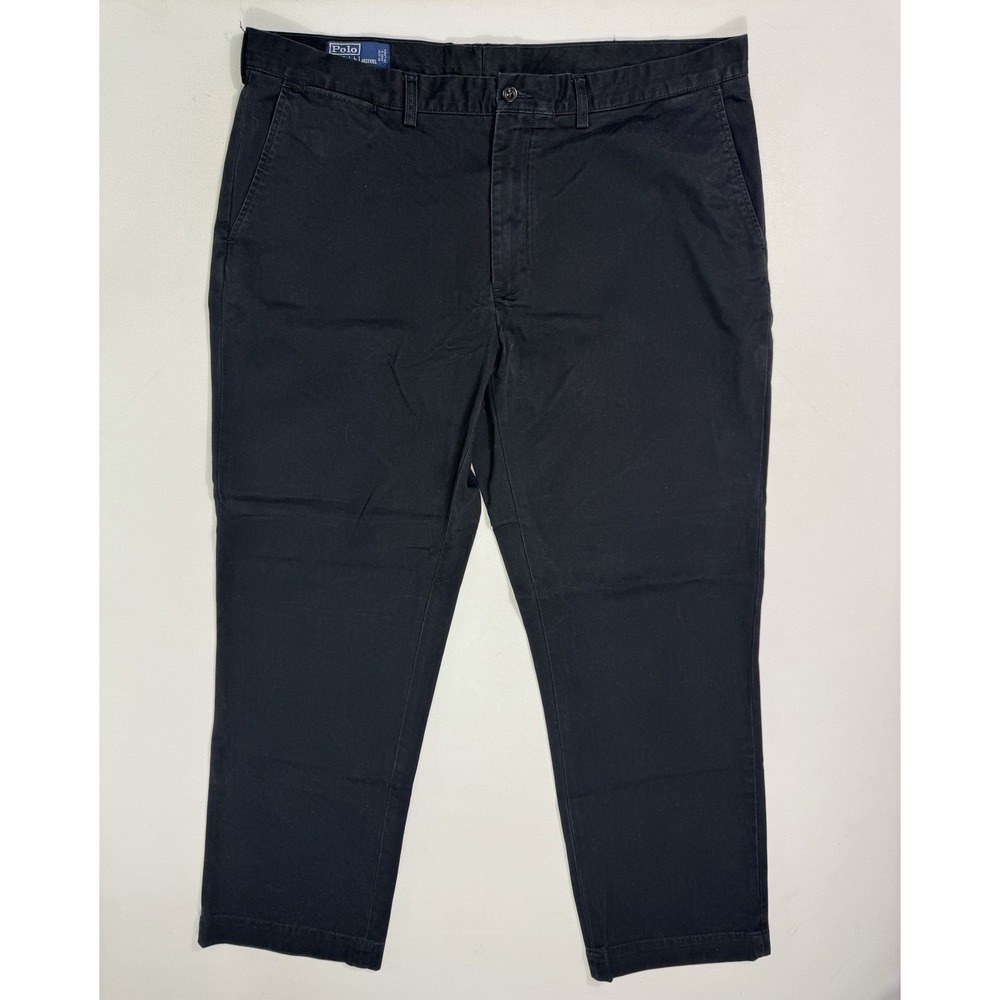 Polo Ralph Lauren Men's 40x32 (40x31) Preston Chino Pant VTG Black Classiccore